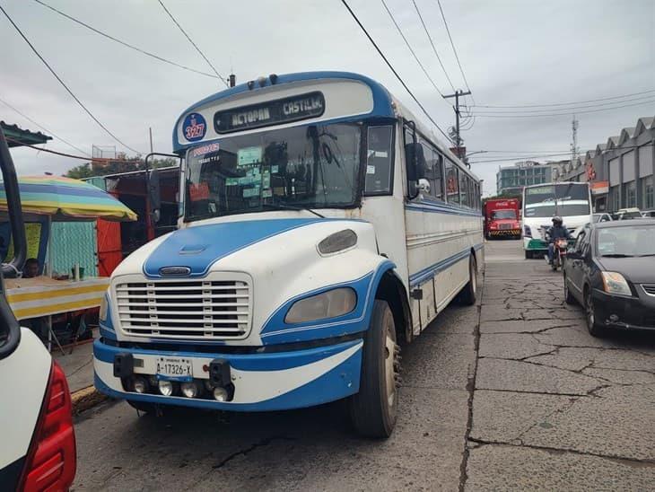 Muere pasajero de Actopan al interior de un autobús en Xalapa