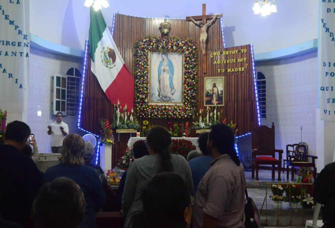Iglesias de Veracruz ya viven el fervor guadalupano