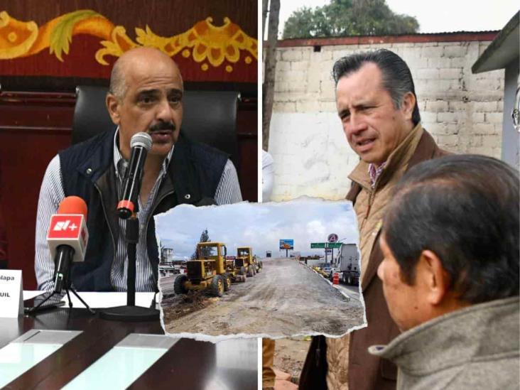 Gobernador responde a Ahued; culpa a ambientalistas por retraso en obras en Xalapa