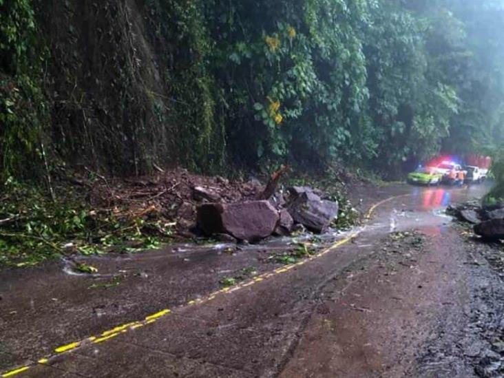 Reportan deslave en carretera Yecuatla-Xalapa; ¡maneja con cuidado!