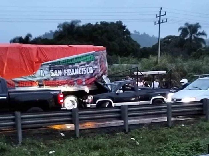 Peregrinos de Chiapas se accidentan en la Orizaba-Córdoba: hay 4 lesionados