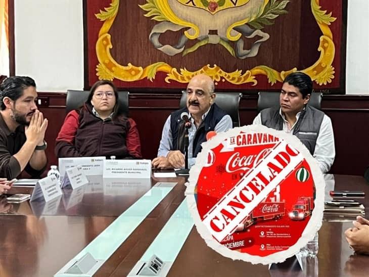 Se cancela Caravana Coca Cola en Xalapa por Frente Frío (+ Video)