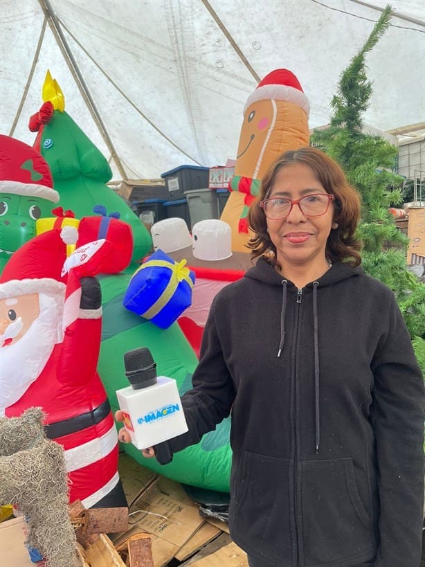 Bajas ventas en artículos de Navidad en Veracruz, se quejan comerciantes