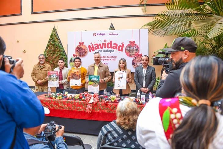 Presentan actividades por fiestas navideñas en Xalapa 