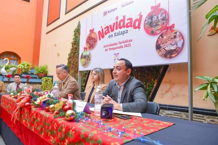 Presentan actividades por fiestas navideñas en Xalapa 