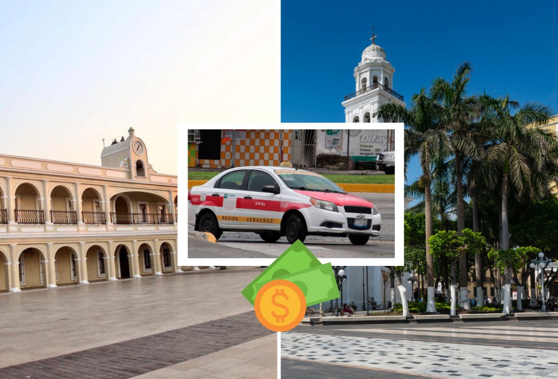 ¿Cuánto cobra un taxi del centro de Veracruz al centro de Boca del Río?