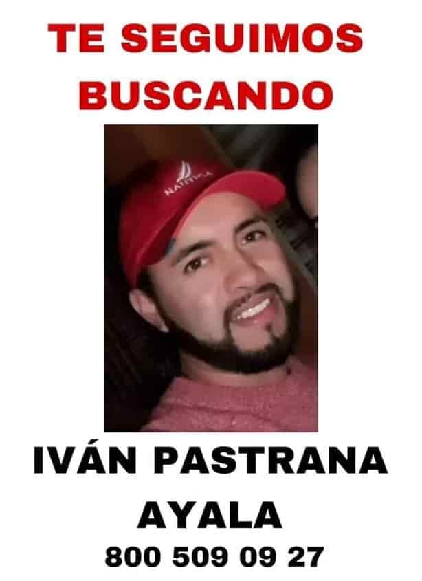 Sin pistas de Iván Pastrana, desaparecido en Coatepec en 2021