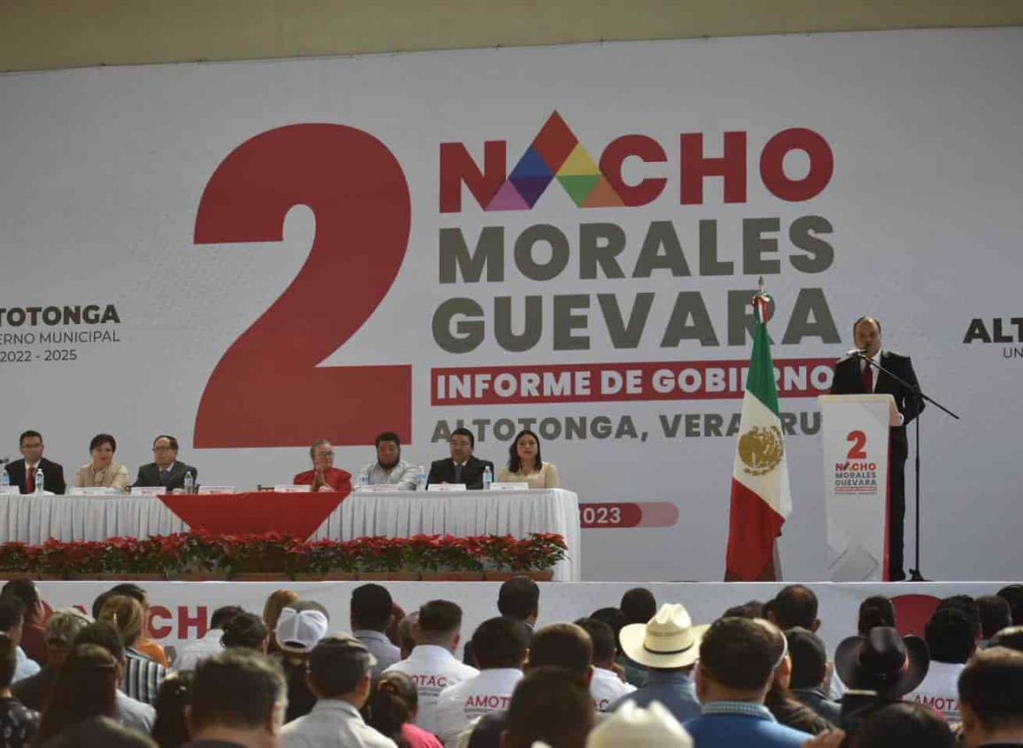 Segundo Informe de labores de Nacho Morales, presidente municipal de Altotonga