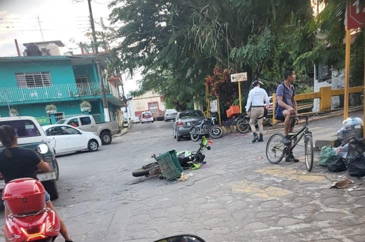 Taxista atropella a motociclista y se da a la fuga en Misantla