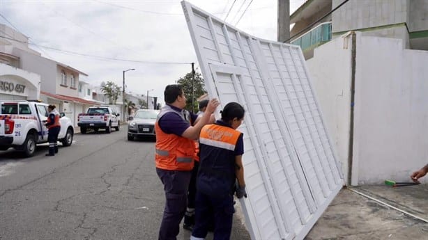 Solo daños materiales por Frente Frío 16 en Boca del Río: Juan Manuel Unánue
