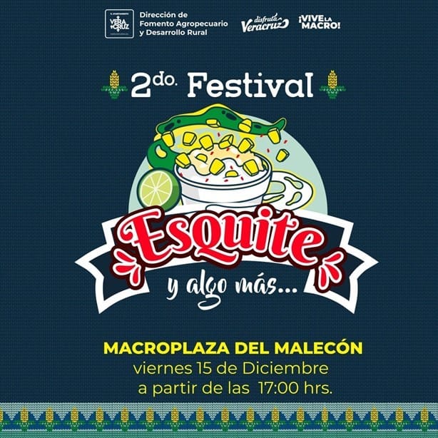 Alistan segundo Festival del Esquite en Macroplaza de Veracruz