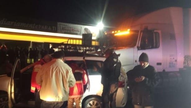 Se accidenta peregrino del norte de Veracruz en la México-Tuxpan