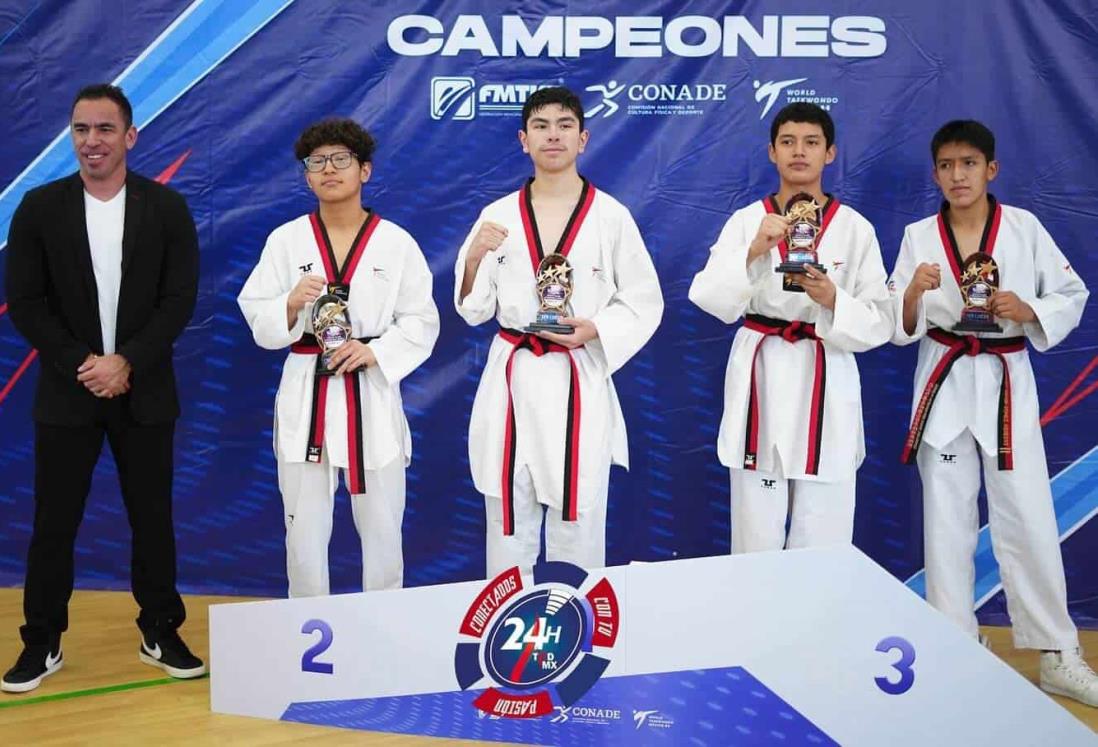 Logra Rocco Reyes bronce en torneo de TKD