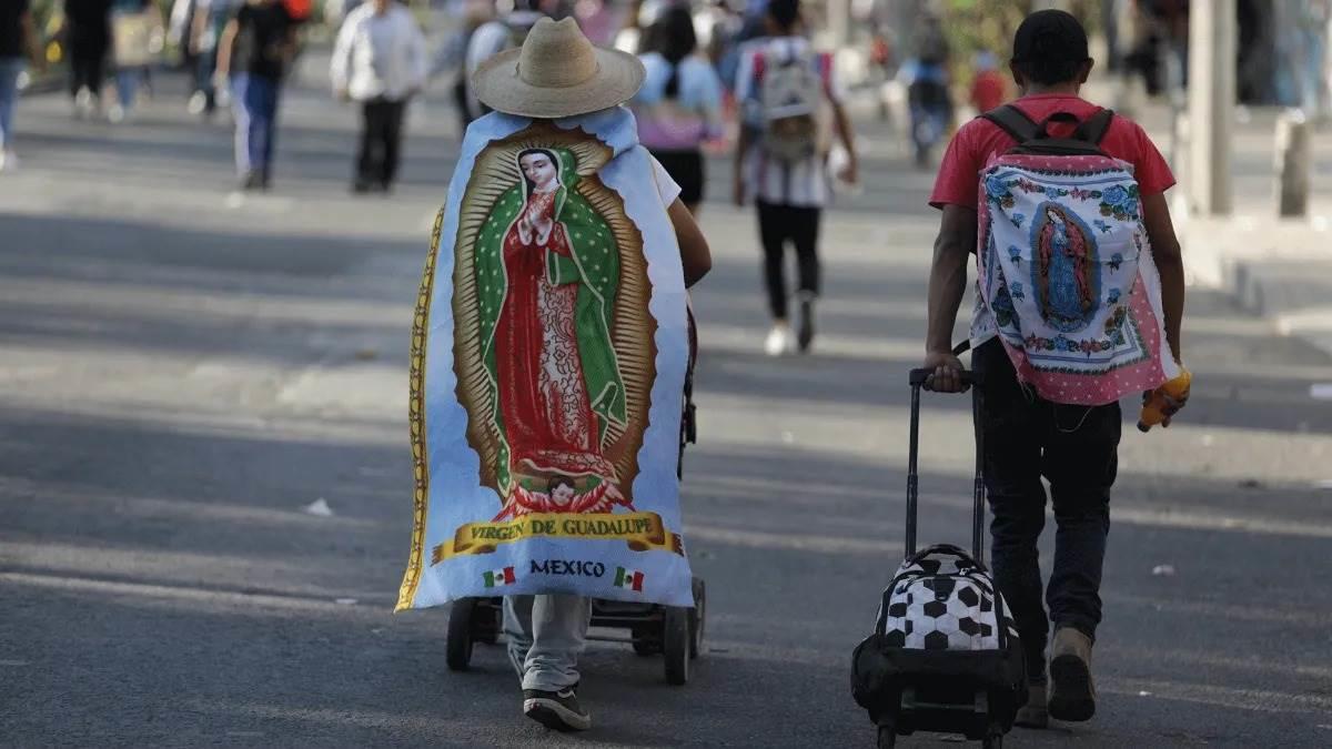 Esta es la ruta de los peregrinos que visitan a la Virgen de Guadalupe