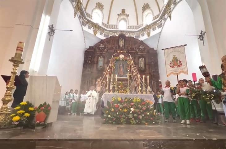 Católicos celebran a la Virgen de Guadalupe en Misantla