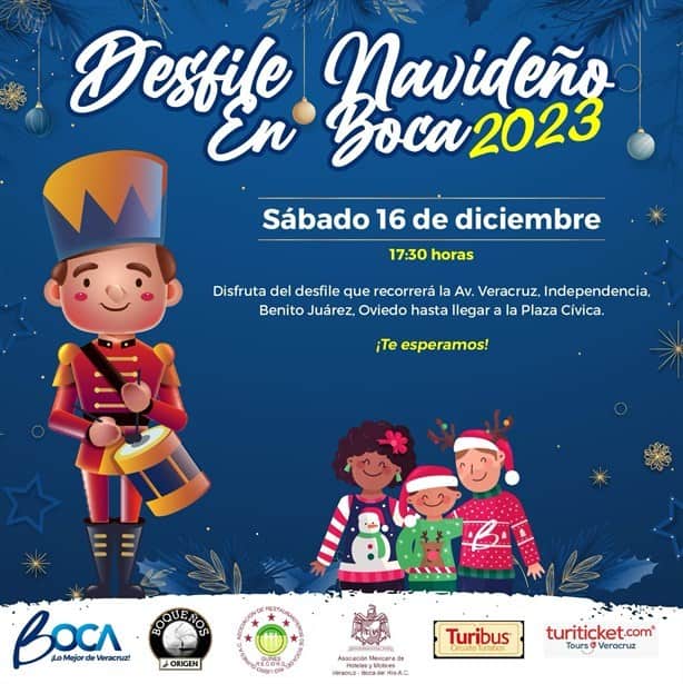 Invita el alcalde Juan Manuel Unánue al “Desfile Navideño en Boca 2023”