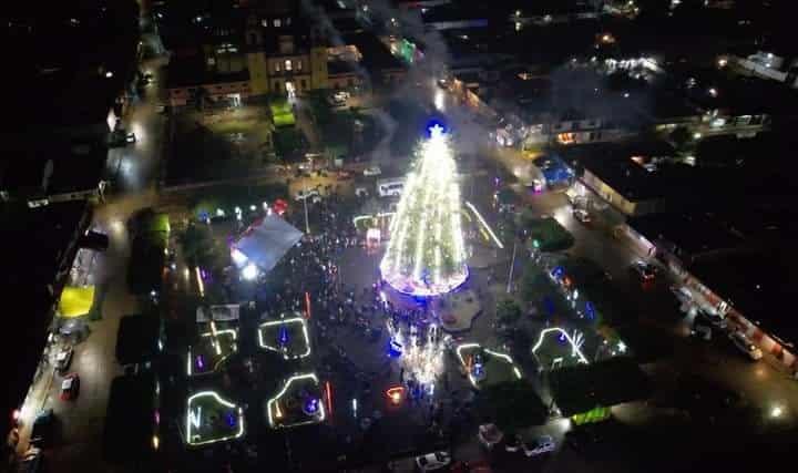 ¿Dónde se encuentra el árbol de Navidad natural más grande de Veracruz?