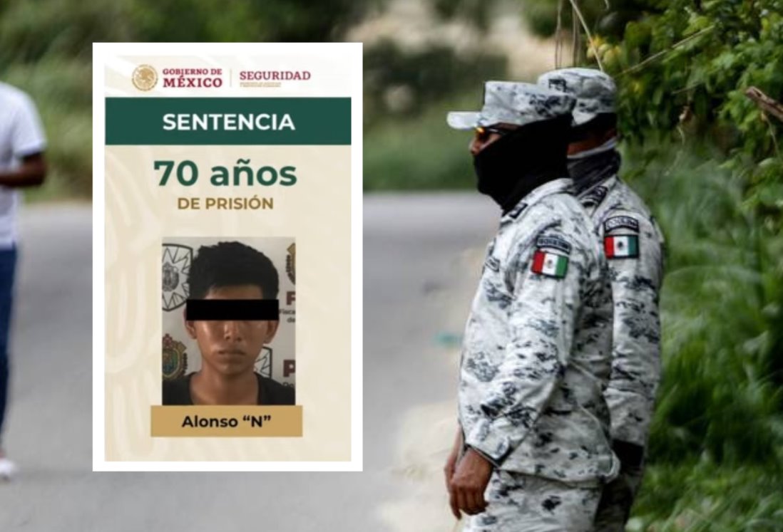 Dictan 70 años de prisión a homicida de dos elementos de la Guardia Nacional en Veracruz
