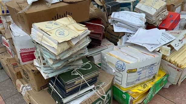 Ayuntamiento de Poza Rica desecha 11 toneladas de archivo