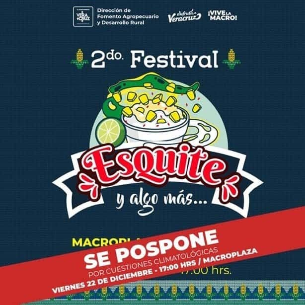 Esta es la nueva fecha programada para el segundo Festival del Esquite en Veracruz