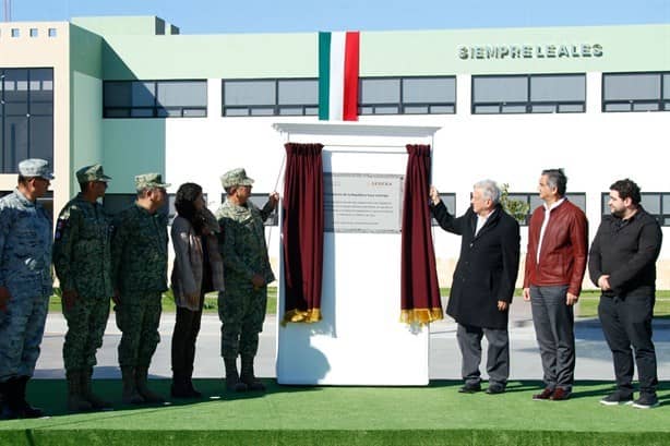 AMLO inaugura nueva instalación del Regimiento de Caballería Motorizado en Tamaulipas