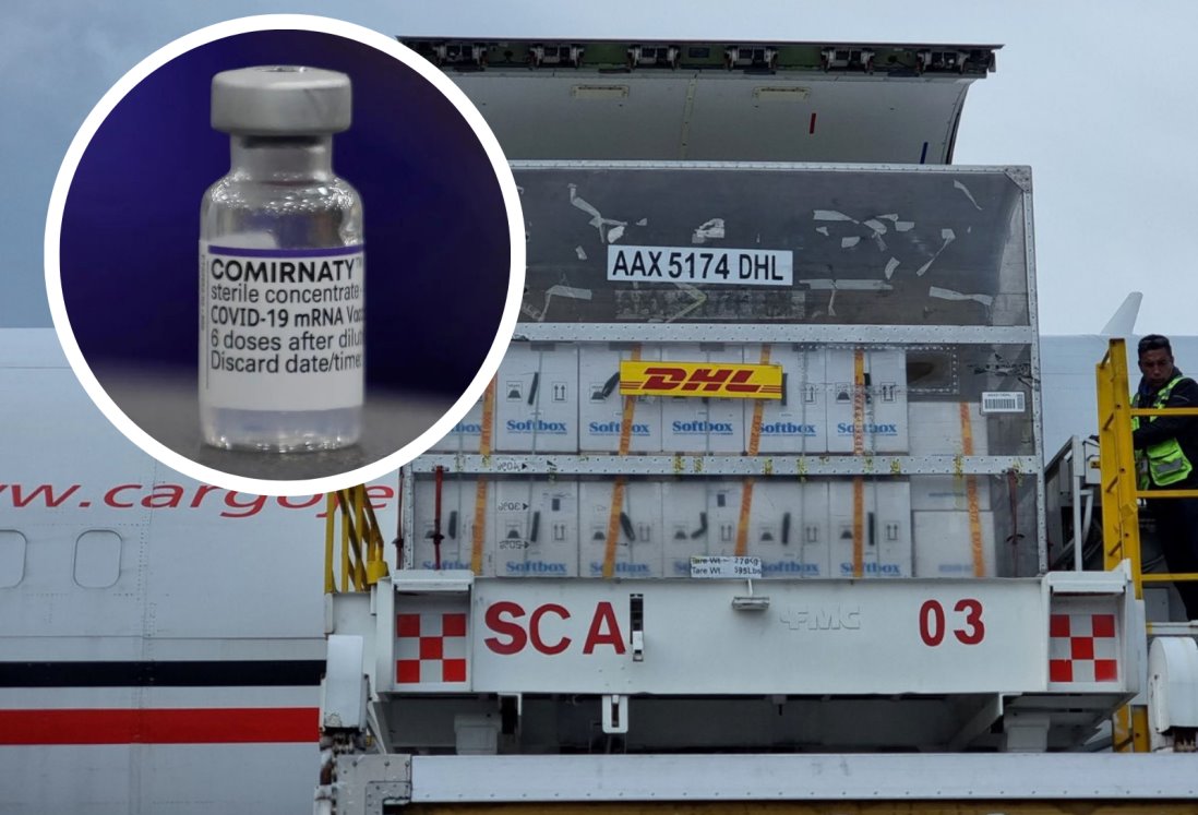 Arriba primer cargamento de vacunas Pfizer actualizadas contra Covid-19