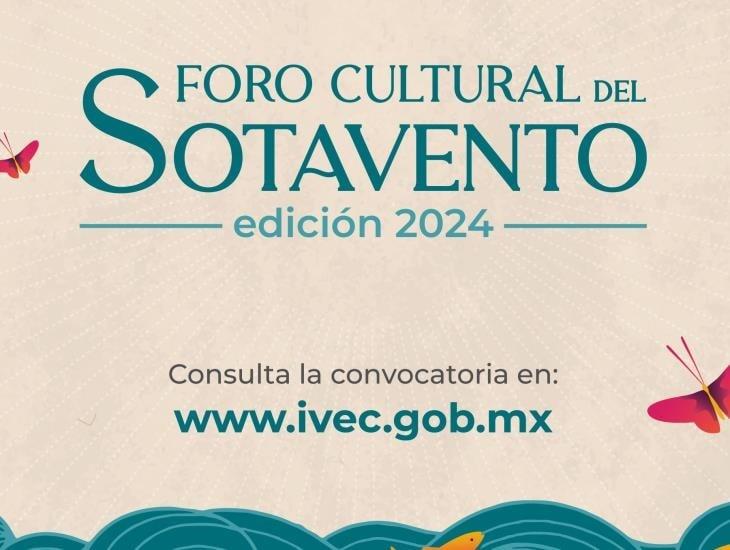 Convoca IVEC a comunidad artística y cultural al Foro Cultural del Sotavento