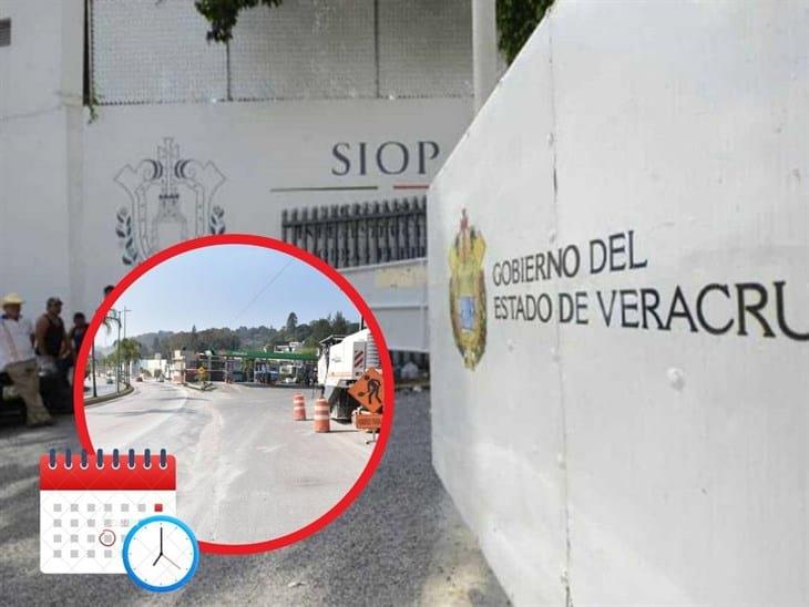 SIOP reconoce baches en el boulevard Xalapa-Coatepec; aseguran pronta reparación