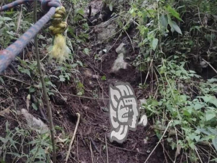Descubren osamenta en barranco de Rafael Delgado, Veracruz