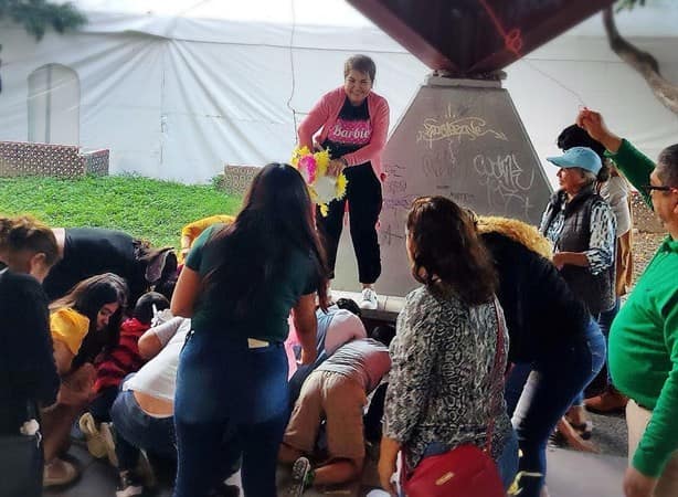 Colectivo María Herrera realiza posada en Poza Rica