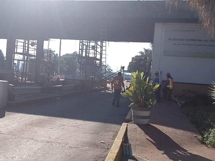 Suspenden trabajos en Puente de Metlac, pero carriles permanecerán cerrados