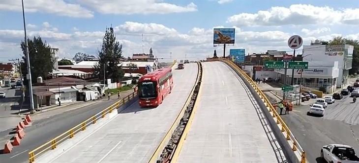 Aperturan carril en el puente de Las Trancas; concluirá en próximos días  (+ Video)