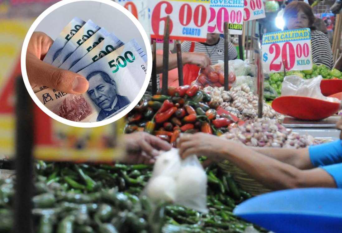 Inflación llega a 4.46% en la primera mitad de diciembre: Inegi