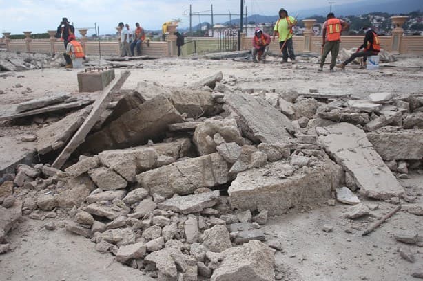 Esto tardarán en reparar el Ágora de Xalapa; ¿fue culpa de Hipólito?