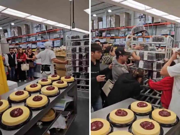 Se pelean por un pastel de Costco; dicen que pasó en Xalapa (+Video)