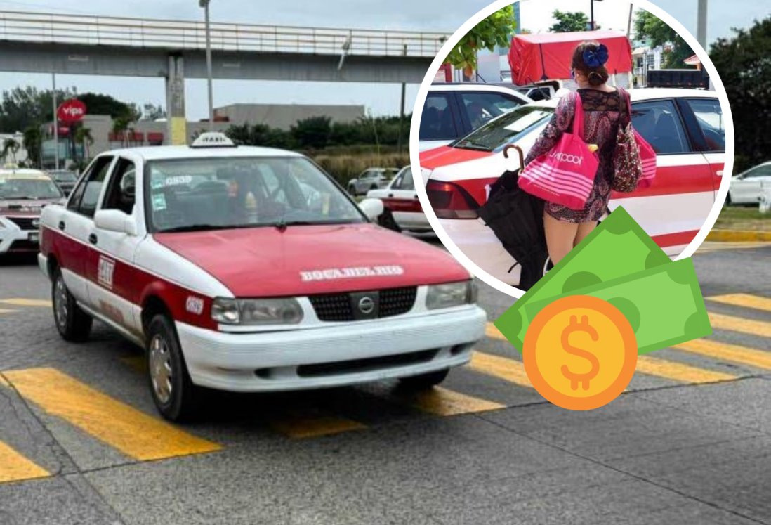 Ciudadanos denuncian altas tarifas de taxistas en Veracruz por Navidad