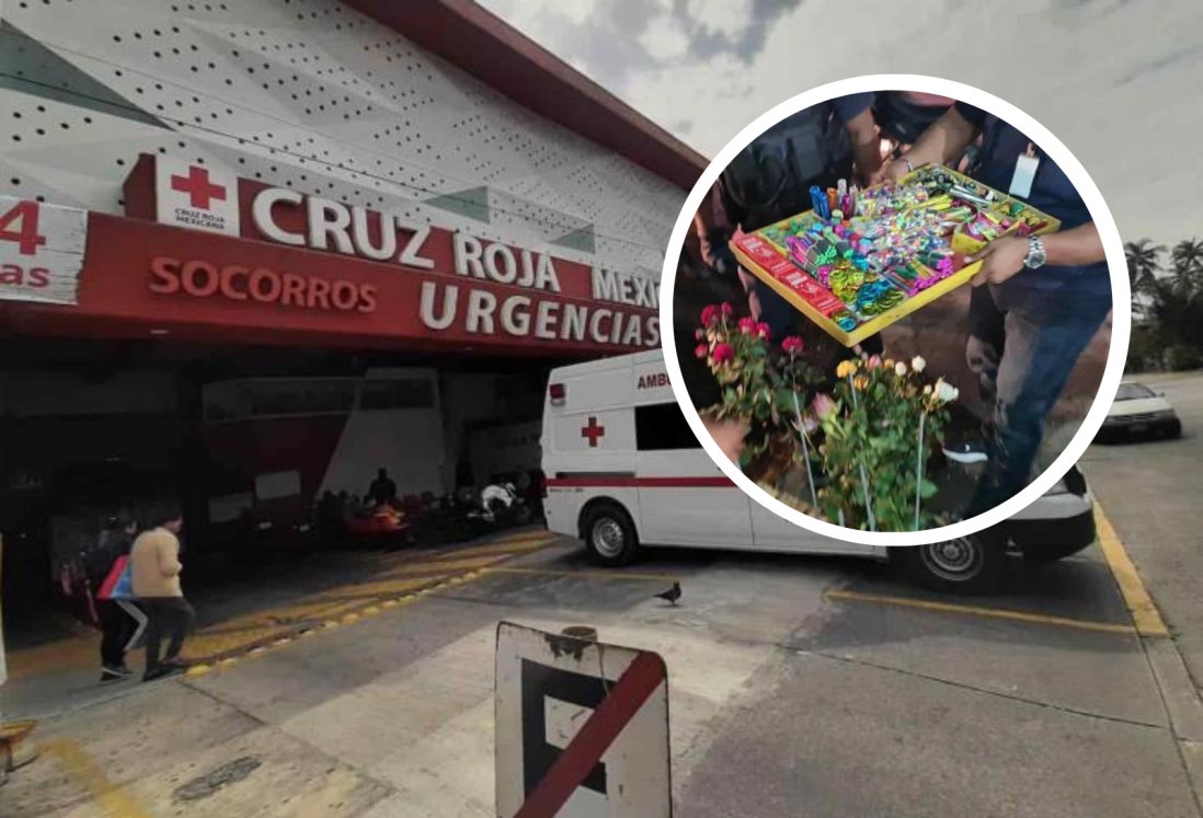 Cruz Roja Veracruz no ha registrado emergencias por pirotecnia