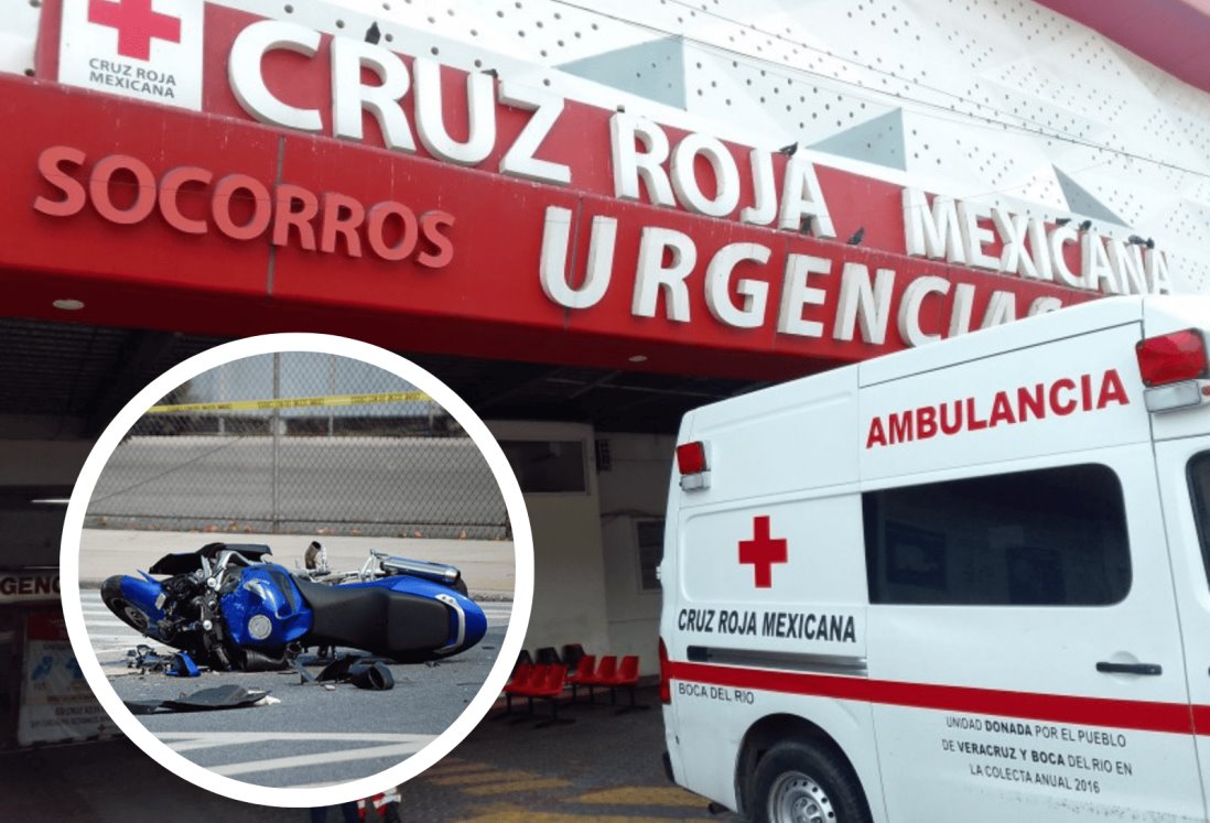 En diciembre aumentaron los accidentes de motocicletas en Veracruz: Cruz Roja