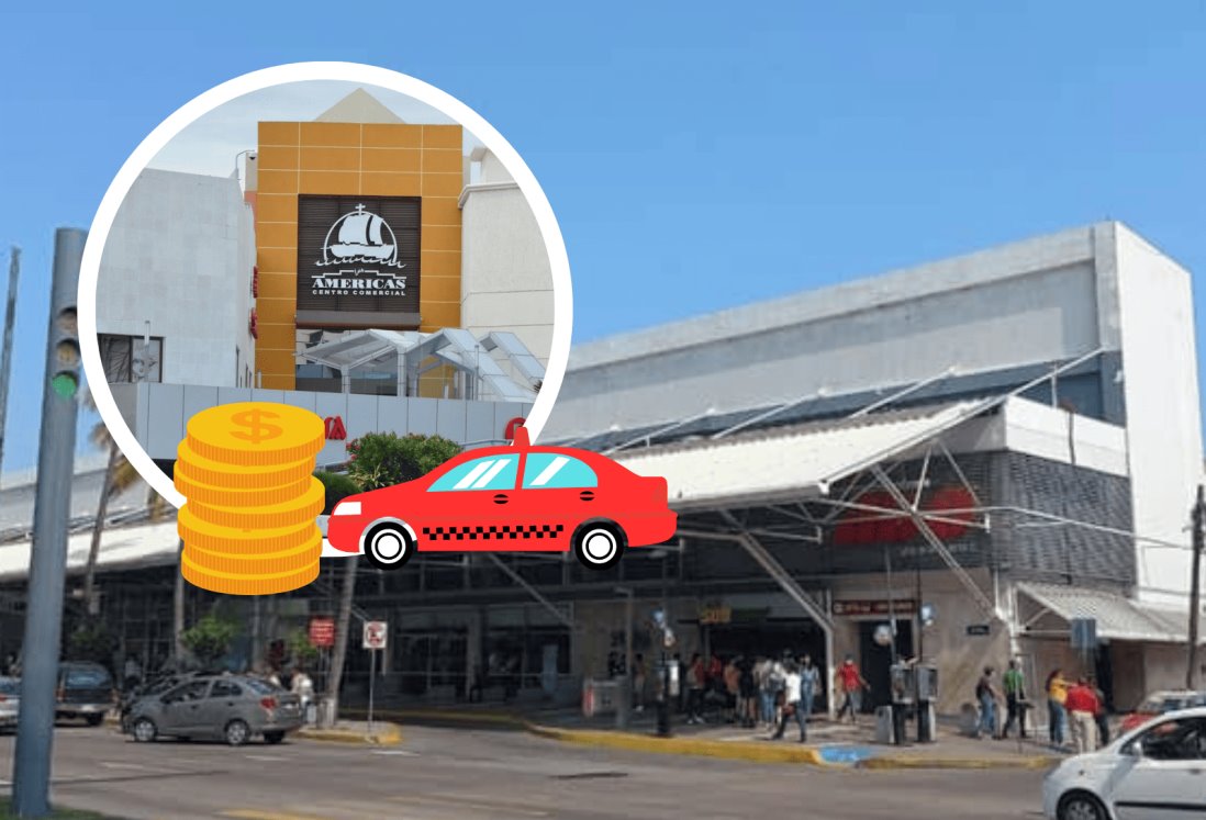 Cuánto cuesta un taxi del ADO a Plaza Américas en Boca del Río, Veracruz
