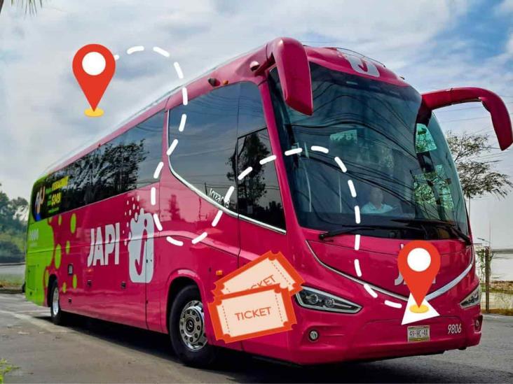 Esto te cuesta viajar de Xalapa a Veracruz en Japi, nueva línea de autobuses