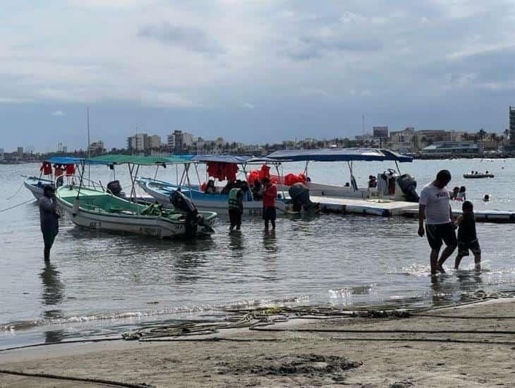 Frentes fríos ponen en crisis a lancheros de Veracruz