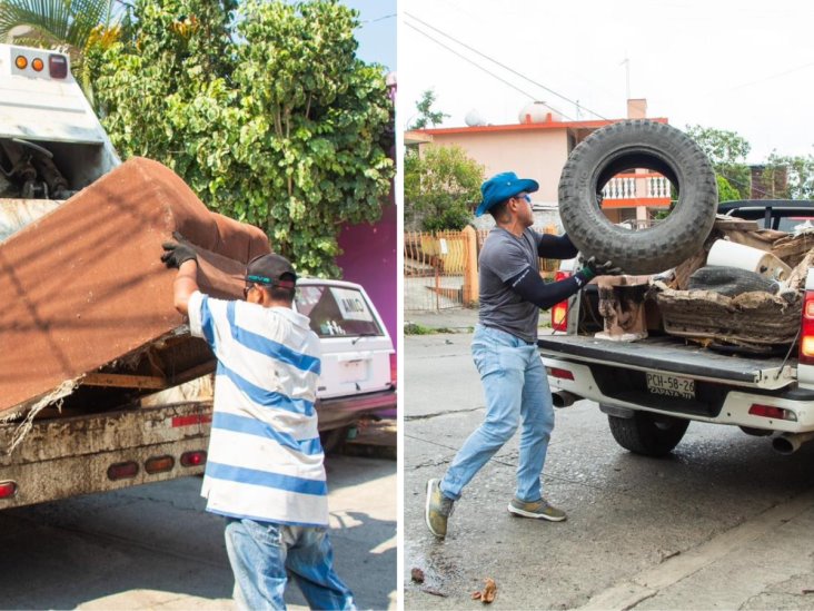 Sacan 245 toneladas de cacharros en hogares de Poza Rica
