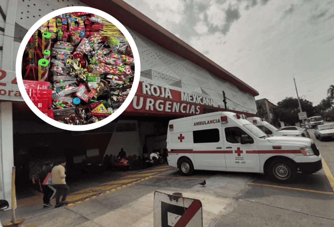 Cruz Roja Veracruz atendió a 3 personas lesionadas por pirotecnia en año nuevo