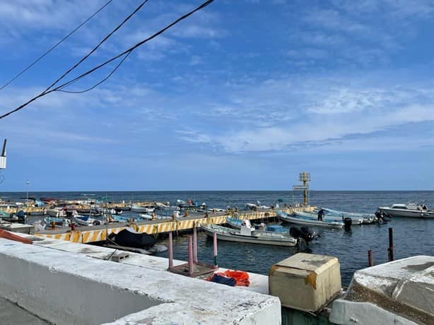 Estas dos playas de Veracruz han perdido espacio para pescar por eventos de norte