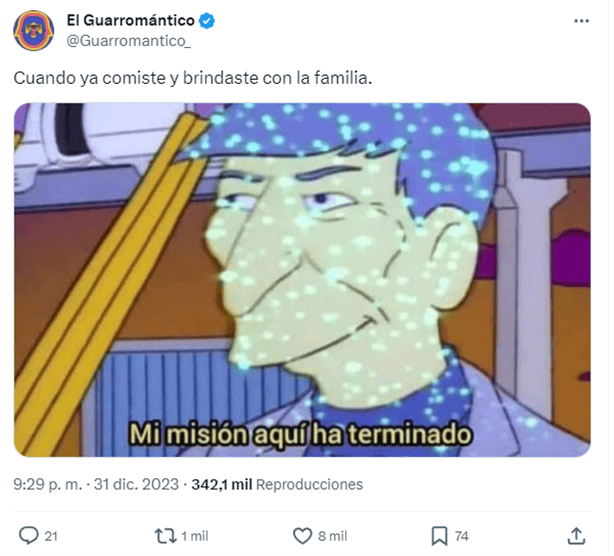 Estos son los mejores MEMES que dejó el inicio de año 2024