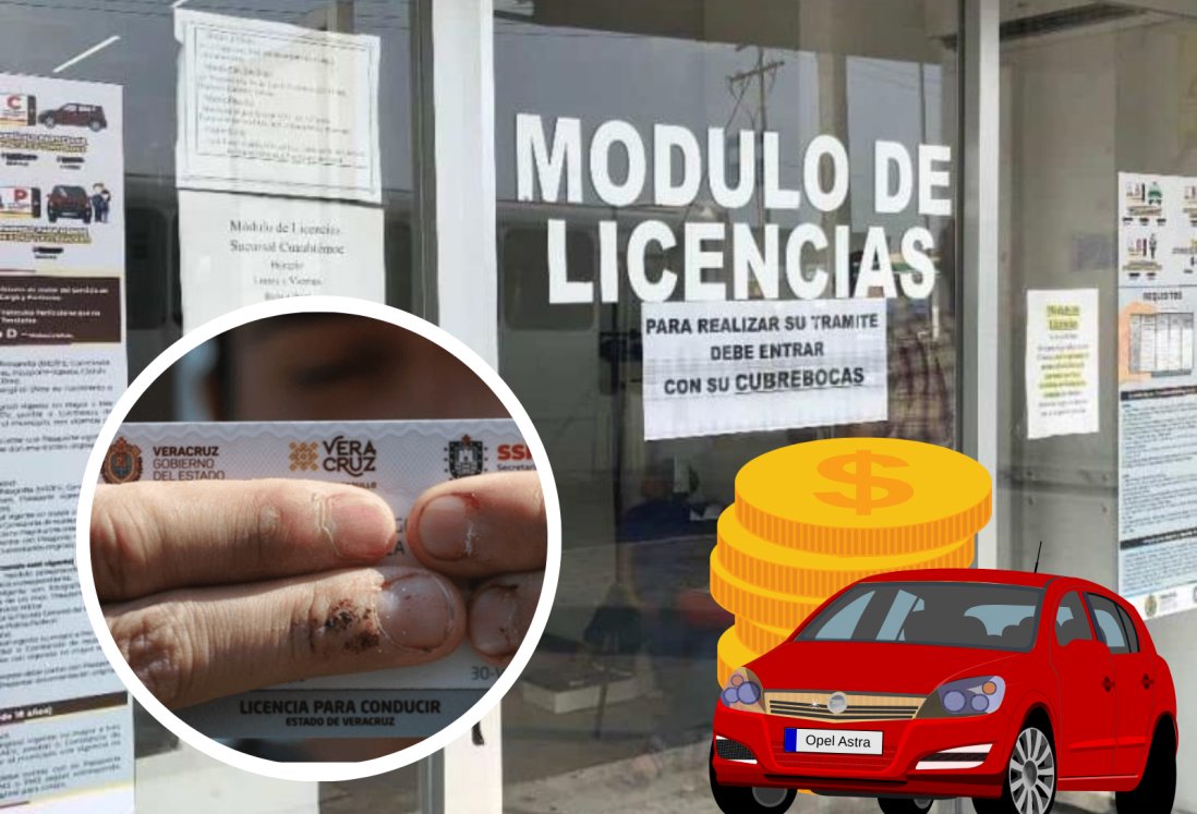Cuánto cuestan las licencias de conducir en Veracruz este 2024