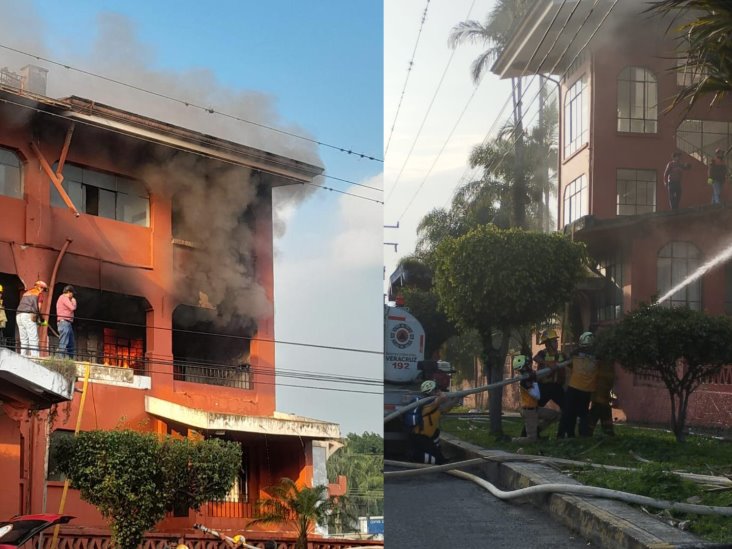 Incendio en un Hotel en Fortín, moviliza cuerpo de Bomberos (+ Video)