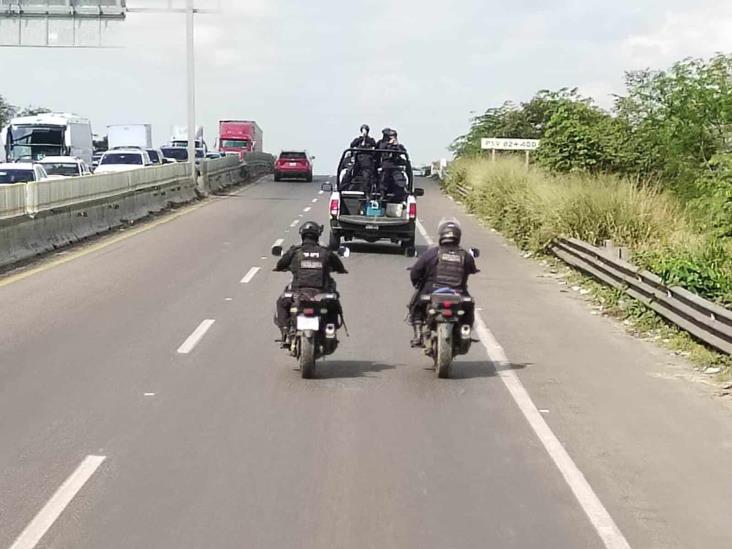 Tras ola de asaltos, refuerzan seguridad en autopista La Tinaja-Cosamaloapan