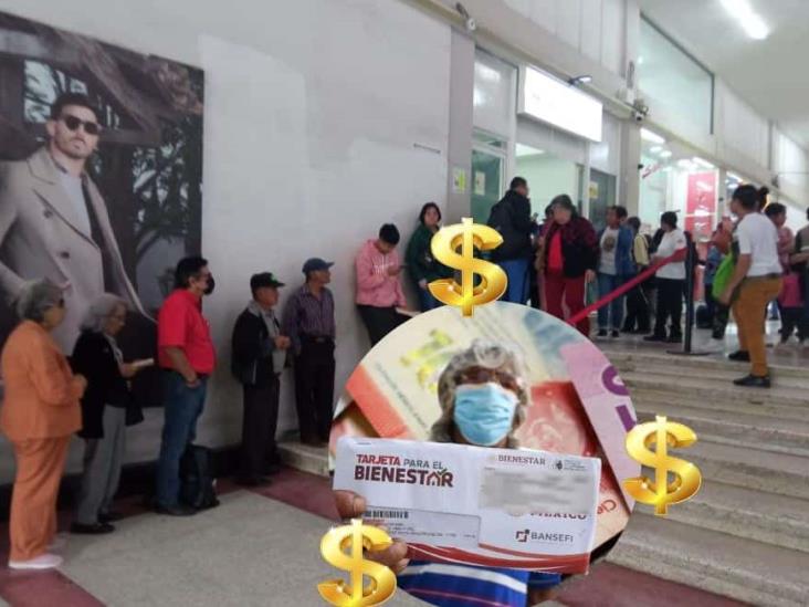 Adultos mayores de Veracruz reciben pensión Bienestar, ya de 6 mil pesos este 2024