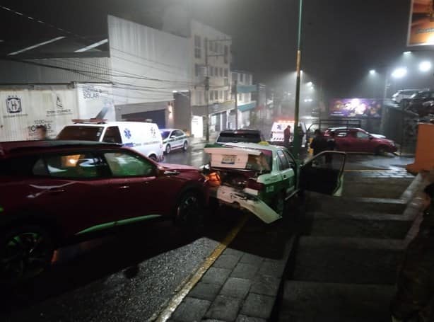 Choque de autos en Sipeh Ánimas deja un lesionado en Xalapa